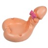 Penis Ashtray with Bow 11x8 cm