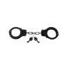 Designer Metal Handcuffs Black