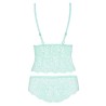 Delicanta Lace Top and Panties Mint