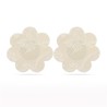 Pack Nipple Covers Flower and Heart Beige