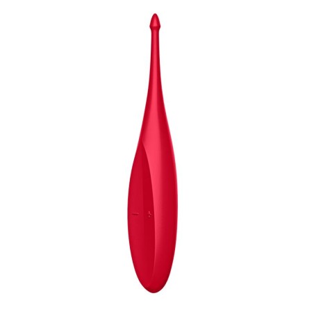 Twirling Fun Tip Vibrator Silicone USB Red