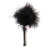 Secret Play Black Marabou Duster