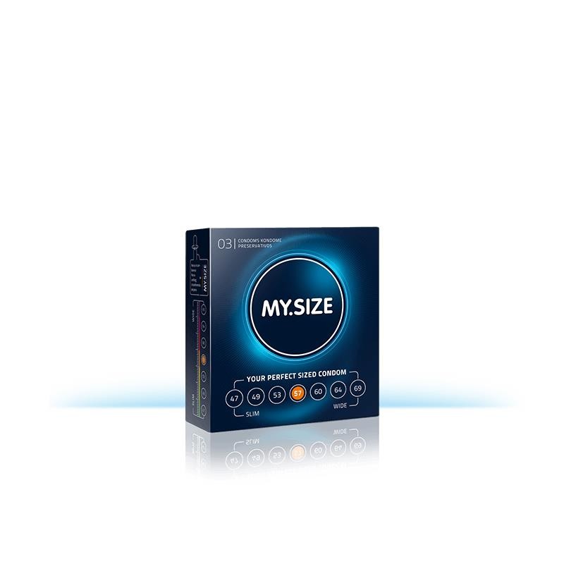 My Size Natural Latex Condom Size 57 Box of 3 Units