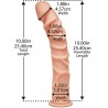 Dual Density Dildo RaginD 10 Ultraskyn Vanilla