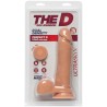 Dual Density Dildo Perfect D with Testicles 8 Vanilla