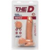 Dual Density Dildo Perfect D with Balls 7 Vanilla