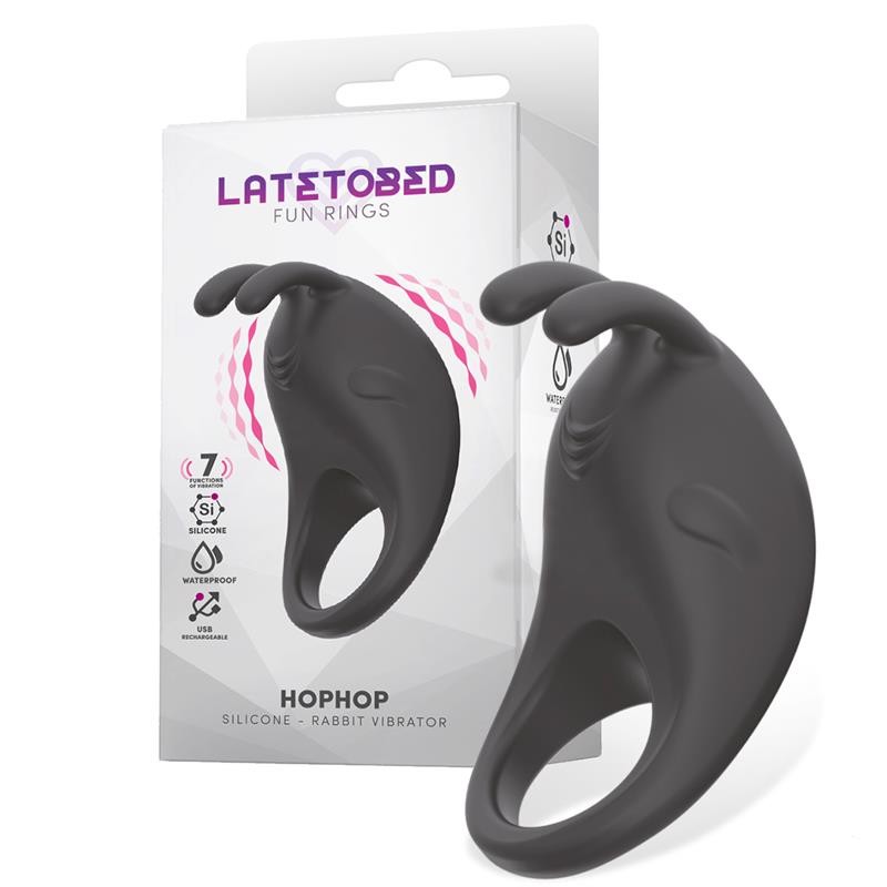 Hophop Vibrating Ring USB Silicone