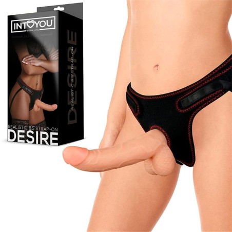 Desire Adjuntable Strap On with Realistic Dildo 85