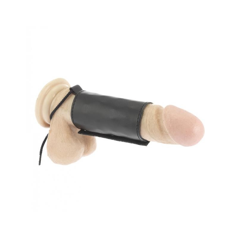 Leather Penis Tube Adjustable