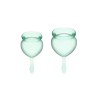 Feel Good Menstrual Cup Light Green Pack of 2