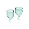 Feel Secure Menstrual Cup Dark Green Pack of 2