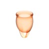 Feel Confident Menstrual Cup Orange Pack of 2