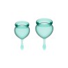 Feel Good Menstrual Cup Dark Green Pack of 2