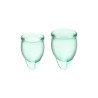 Feel Confident Menstrual Cup Light Green Pack of 2