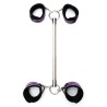 Spreader Bar with Detachable 4 Cuffs Purple