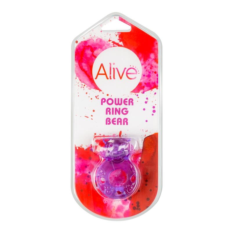 Vibrating Ring Bear Pink