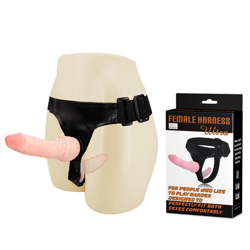 Double Ultra Penetration Strap On Flesh