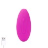 Roomie Couples Vibrator Pink Liquid Silicone Unibody Remote Control USB