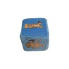 Kamasutra Postures Fabric Dice 10 cm Blue