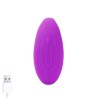 Roomie Couples Vibrator PurpleUnibody Liquid Silicone with Remote Control USB