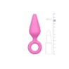 Pink Buttplugs With Pull Ring Medium