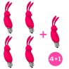 Pack 41 Hopye Rabbit Vibrating Bullet Silicone Pink