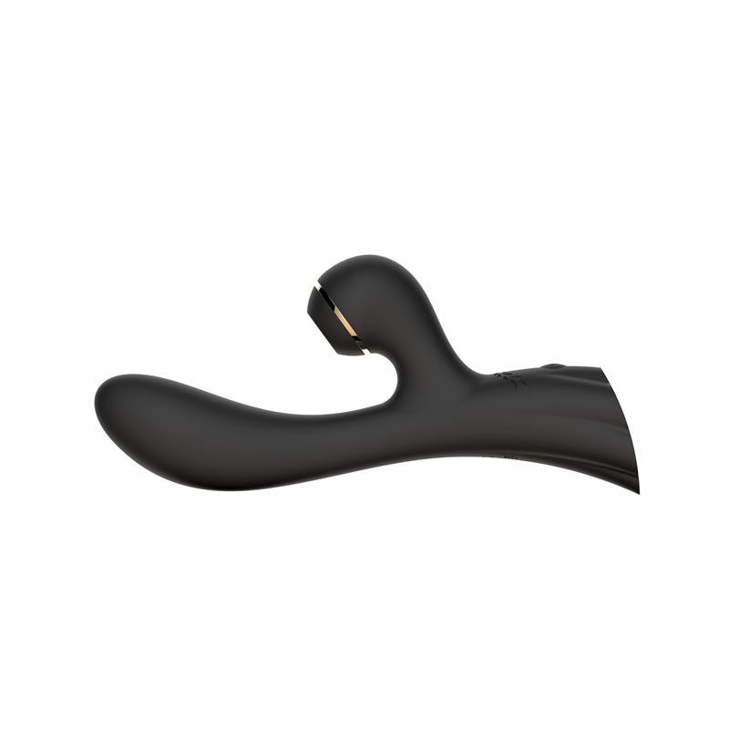 Feliona Vibe and Clitoris Sucker with Touch Control G Spot Black