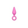 Pink Buttplugs With Pull Ring Large