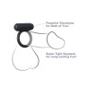 vibrating Ring The Wingman Black