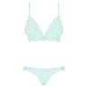 Delicanta Lace Bra and Panty Mint