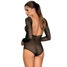 B124 Transparent Body with Long Sleeves