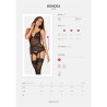 Bondea Corset and Thong Black