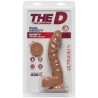 Dual Density Dildo RaginD with Balls 75 Caramel