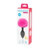 Butt Plug with Fur Tail Pink Medium