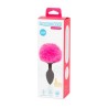 Butt Plug with Pink Fur Tail Small