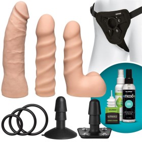 Dual Density Dildo Starter Set Vanilla