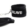 Rimba Bondage Play Handcuffs and Eyemask Black