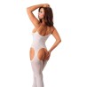 Rimba Amorable Open Catsuit White One Size