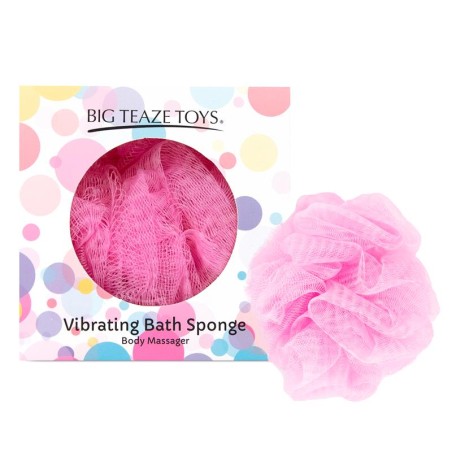 Bath Sponge Vibrating Pink