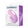 Brightmauve Couples Vibrator Two Motors Remote Control USB Silicone