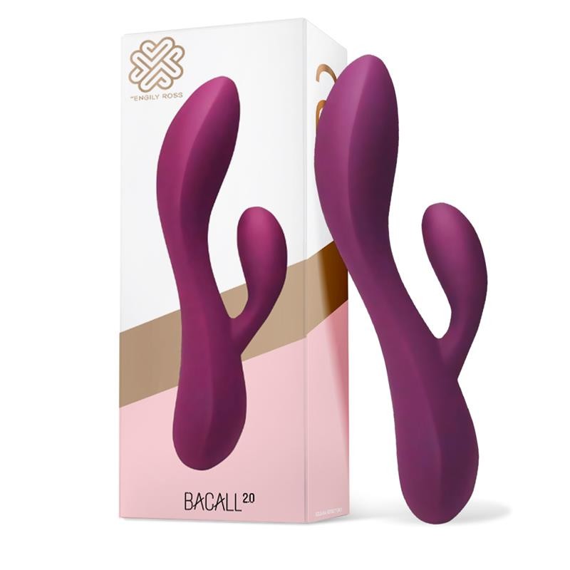 Bacall 20 Vibe Injected Liquified Silicone Double Motor USB