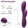 Bacall 20 Vibe Injected Liquified Silicone Double Motor USB