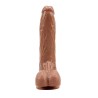 Dildo Liquid Silicone Moocher Brown