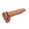 Dildo Liquid Silicone Moocher Brown