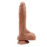 Dildo Liquid Silicone Moocher Brown