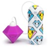 tokidoki 10 Function Silicone Purple Diamond Clitoral Vibrator