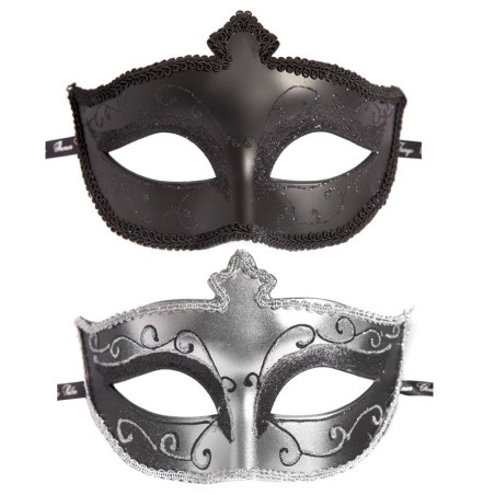 Fifty Shades of Grey Masks On Masquerade Mask Twin Pack