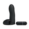 Finger Sleeve Vibrator Black