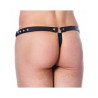 Leather G String Adjustable with Oppening