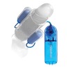 Dual Vibrating Penis Sleeve Blue and Clear